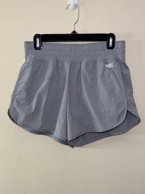 PINK Active Running Shorts Gray Athletic Gym Shorts Size Medium